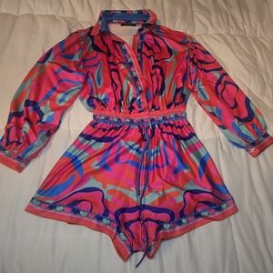 Vibrant Multicolor Romper